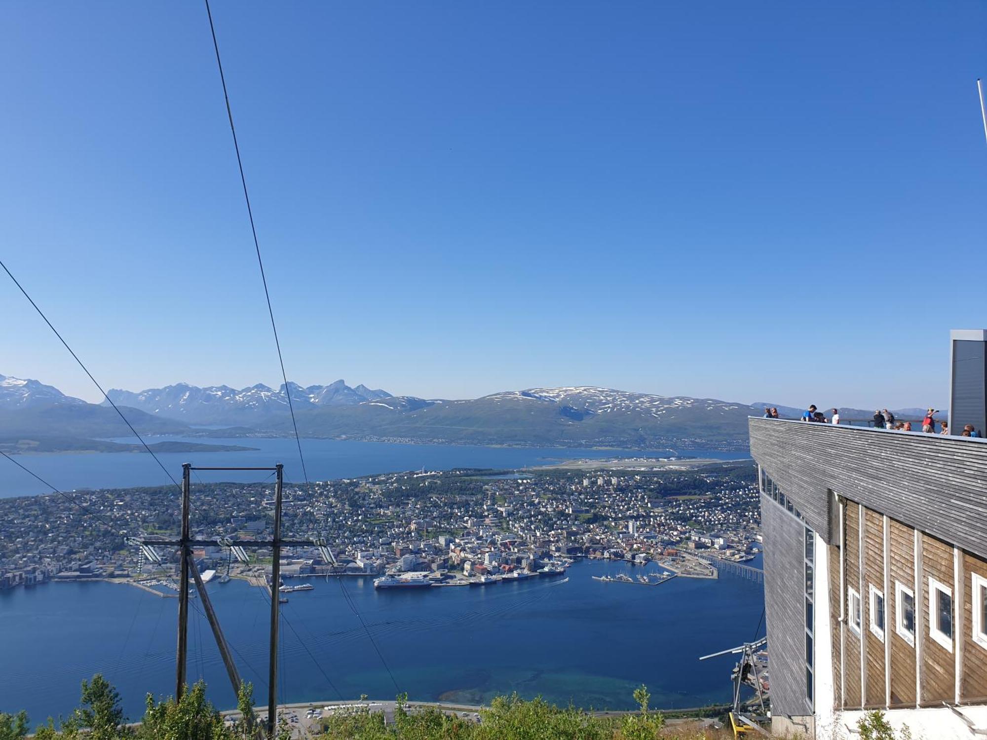 In Tromso, Located Between The Arctic Cathedral And The Cable Car Apartment